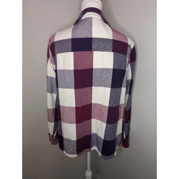 Cabela's outdoor cozy checkered plaid button up shacket xxl - Picture 4 of 8